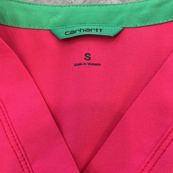 Carhartt size S force pink scrub top. - Picture 3 of 5